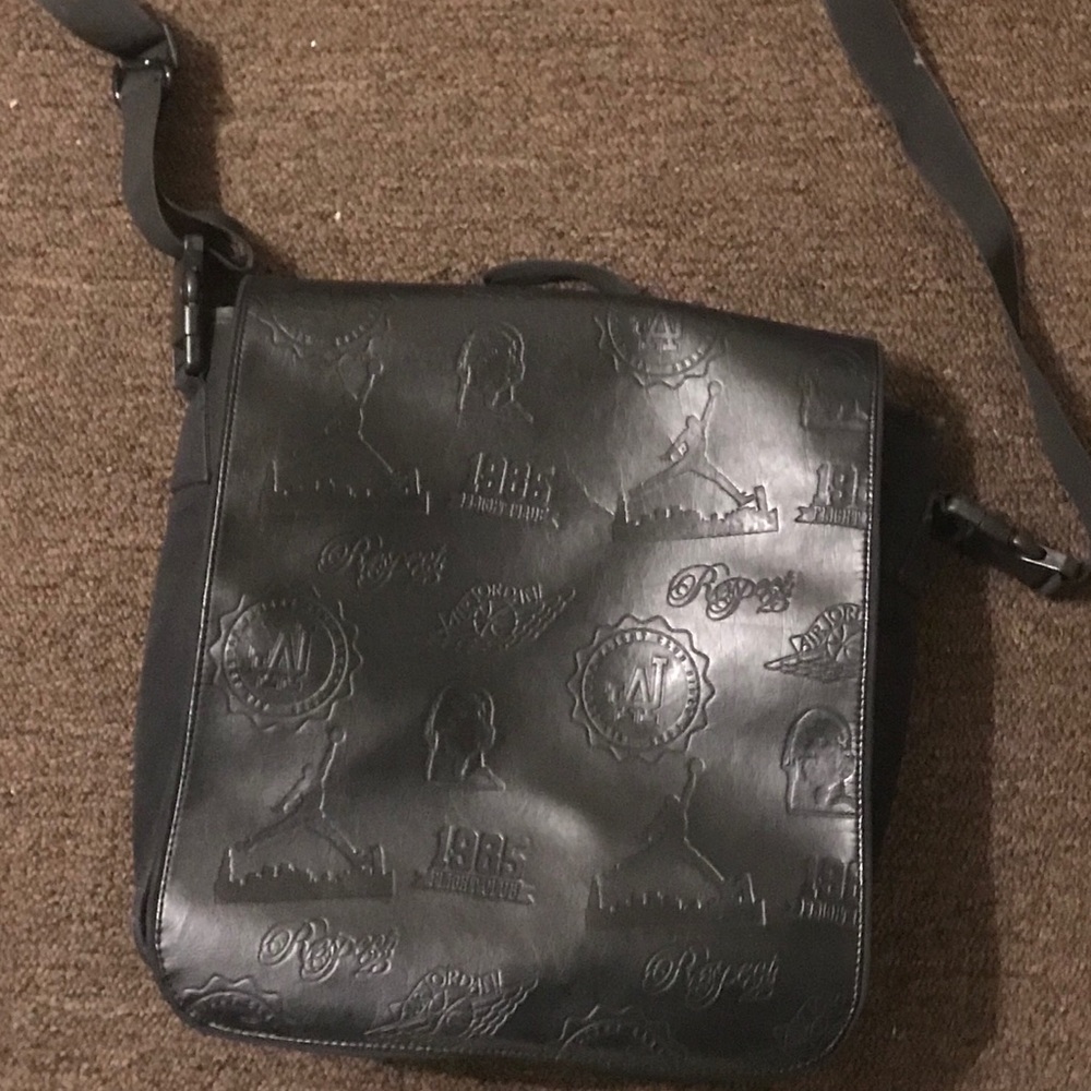 Jordan Limited Ed. Embossed Messenger/ Laptop Bag